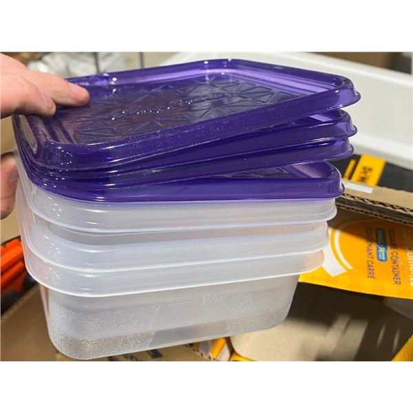 APPROX 16 COMPLIMENTS FOOD STORAGE TUPPERWARE