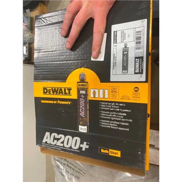 12 TUBES OF DEWALT AC200 ADHESIVE