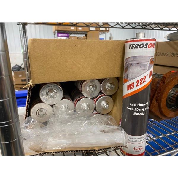 12 TUBES OF ANTI-FLUTTER AND SOUND DAMPENING MATERTIAL