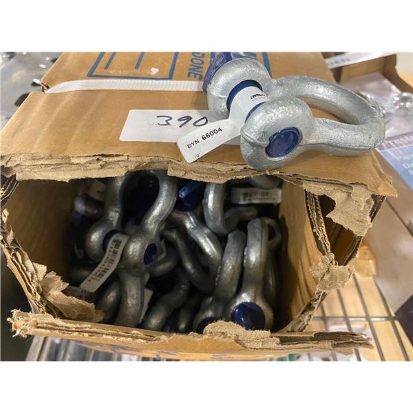 APPROX. 60 PIECES OF 1/2 INCH SHACKLE