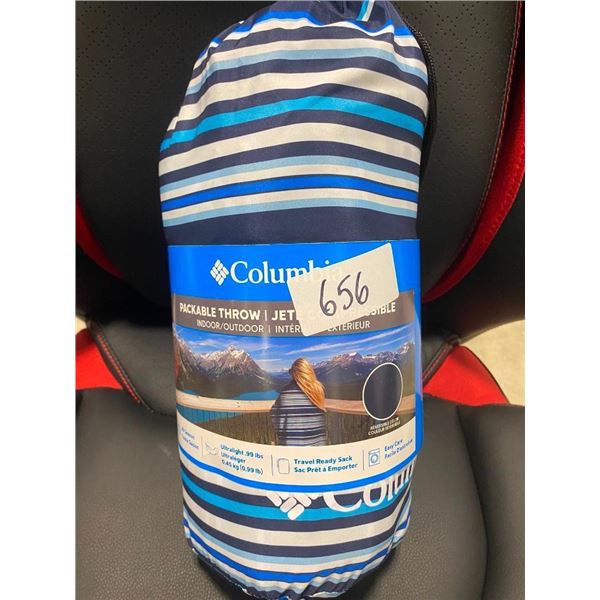 COLUMBIA PACKABLE THROW