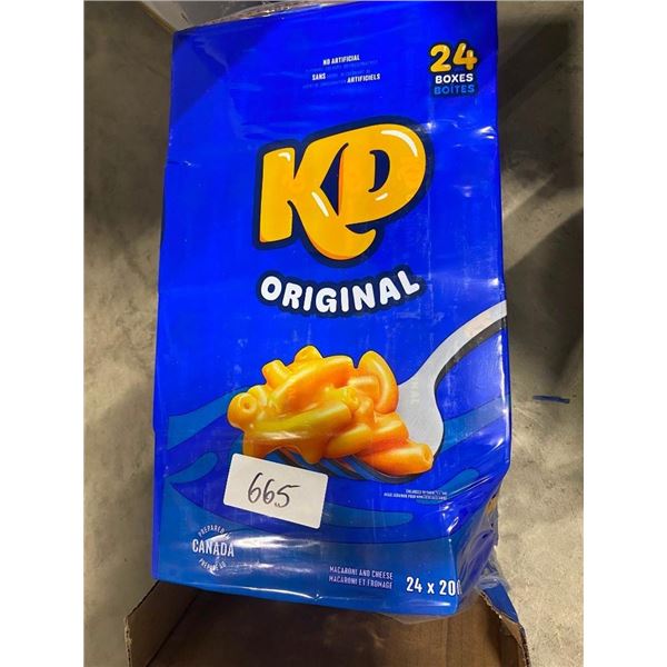 24 BOXES OF KRAFT DINNER