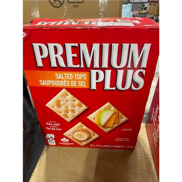 12 SLEEVES OF SALTED CRACKERS