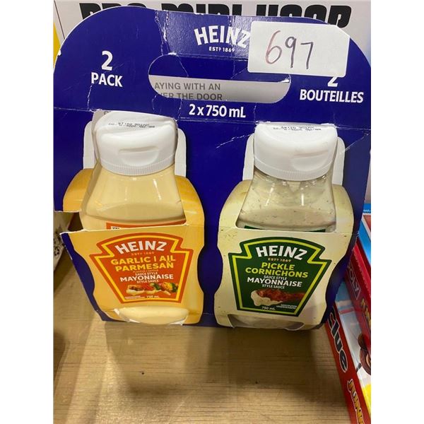 2 BOTTLES OF GARLIC AND PICKLE MAYO