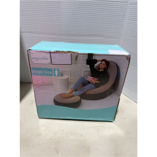New blowup chair and Ottoman