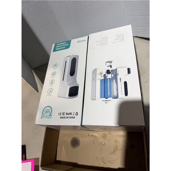 Intelligent sensor soap dispensers