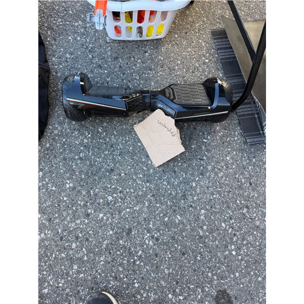 Hover board untested, no power cord
