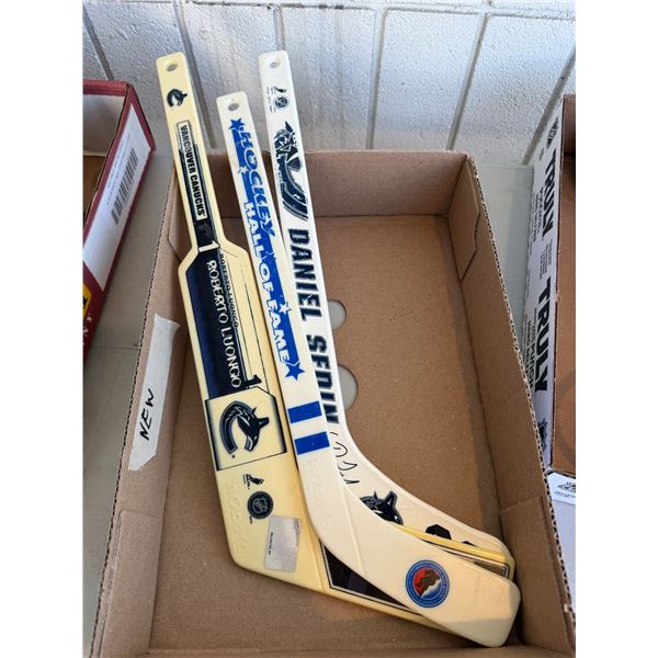 Mini hockey sticks