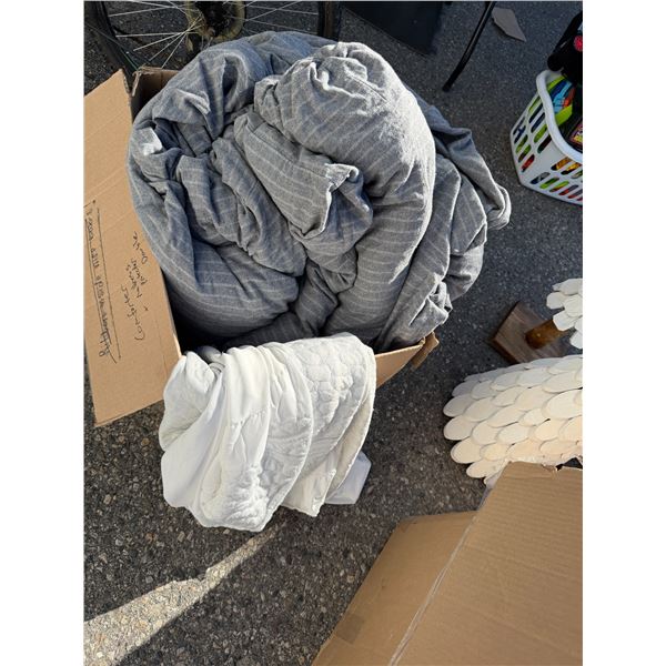 Comforter and mattress protector