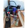 Image 1 : Grinder, bong, butane, etc.