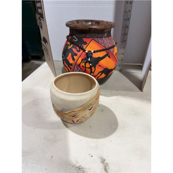 Pottery vase decor