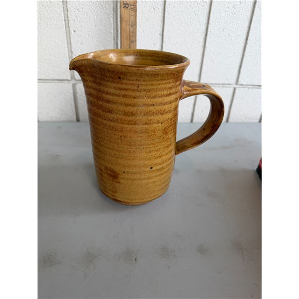 Ceramic art pitcher