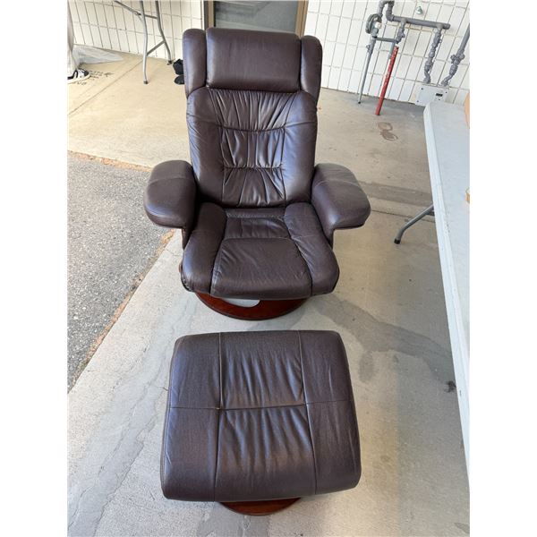 Chair Ottoman some wear