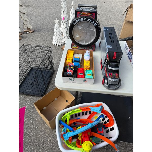 Kids toys, and car carriers