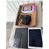 Image 1 : Table tablet untested, sewing machine, pedal, and Jewelry cleaning polish