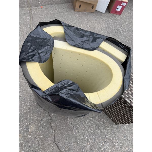 Twin 4 inch topper memory foam