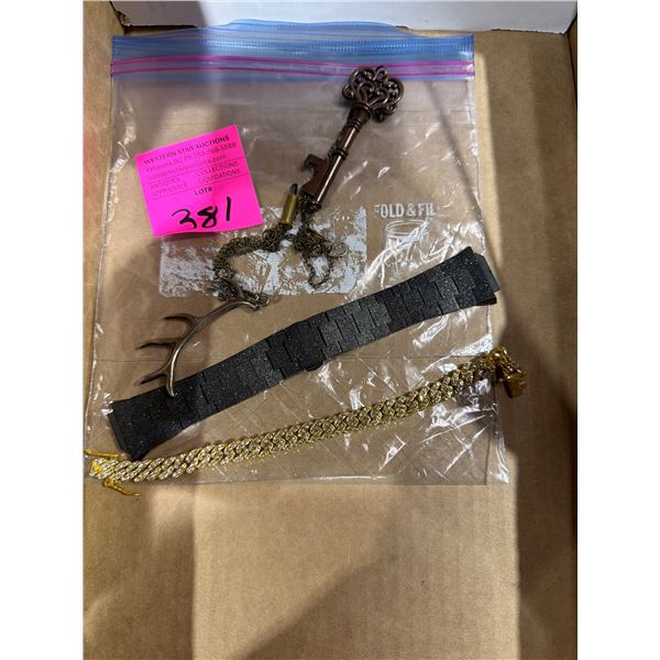 Watch strap and other costume jewelry