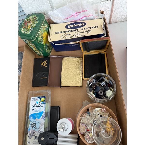 Buttons and other items