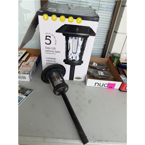 5 solar lights