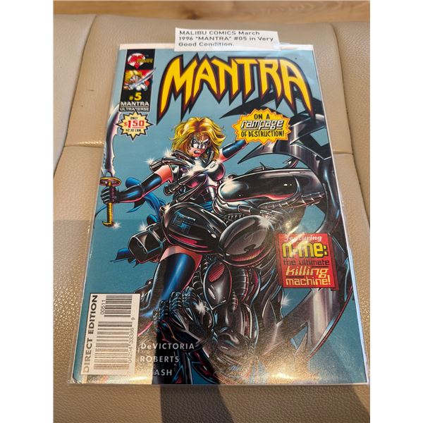 Malibu comics, March 1996 mantra #5
