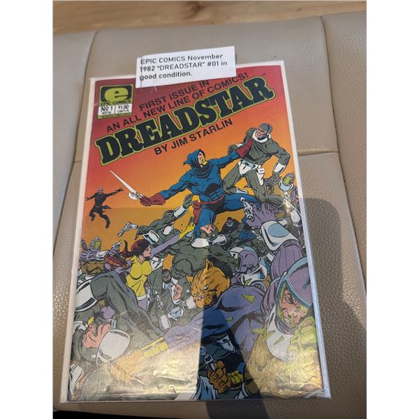 Epic comics, November 1982 dreaded star  #1