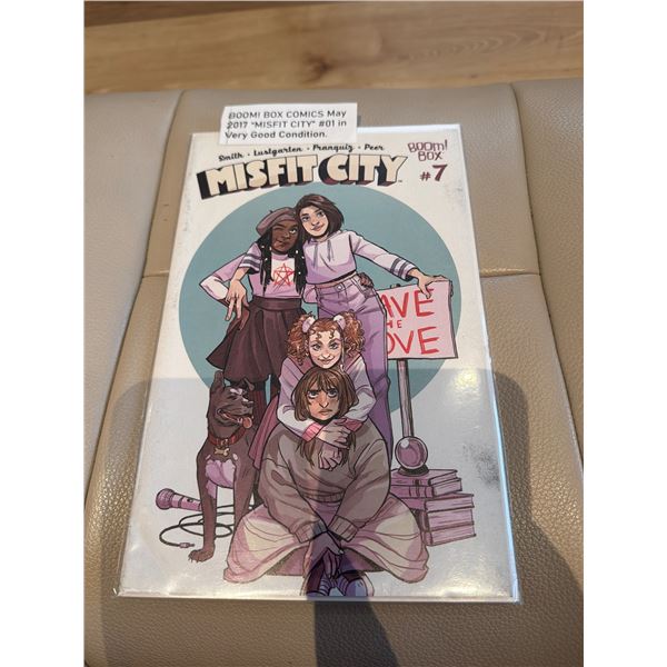 Boom box comics, May 2017 misfit city #1