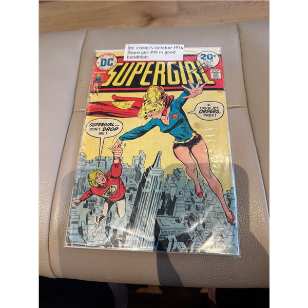 DC comics, October 1974 Supergirl  #10