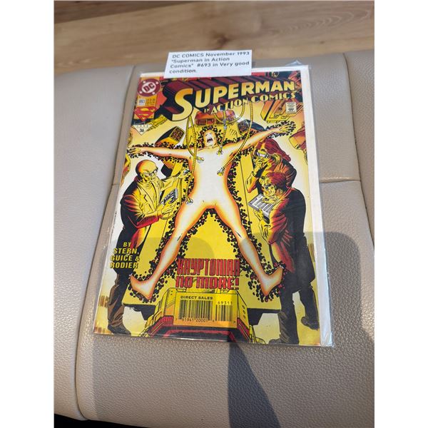 Do you see comics November 1993 Superman in action comics  #693