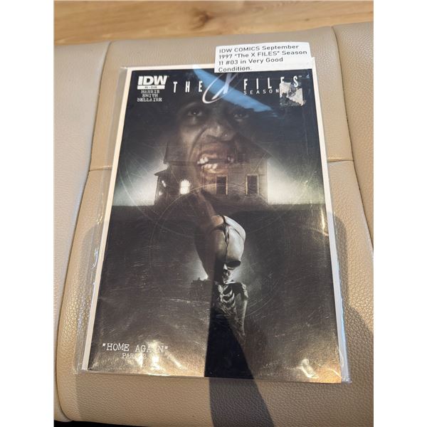 IDW comics, September 1997 The X-Files season 11  # 3
