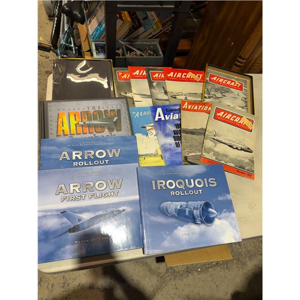 Aircraft magazines and books