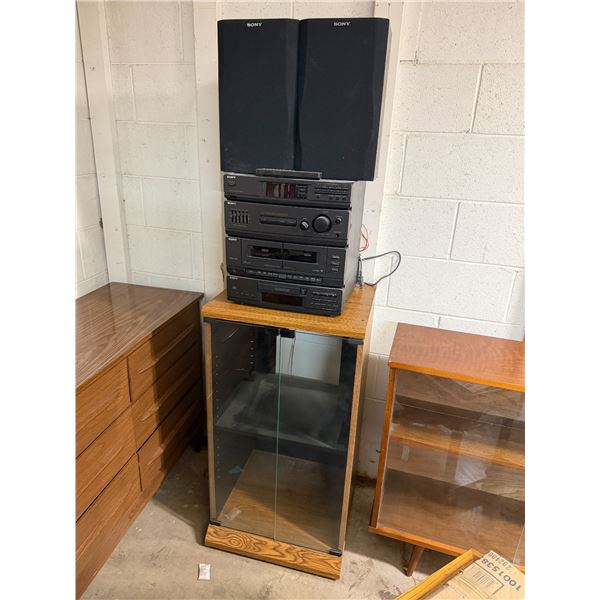 Sony stereo and stand