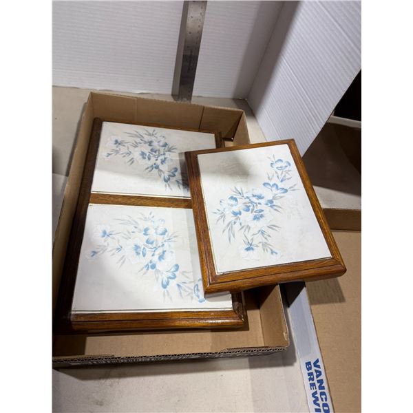 Tile and wood trivets