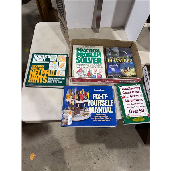 Fix-it books, disasters, and other books