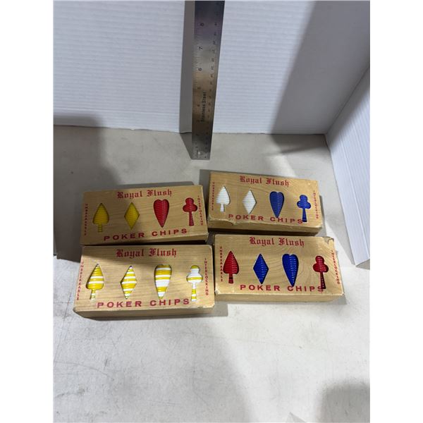 Vintage poker chips