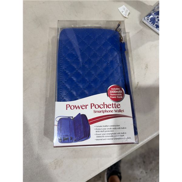 Power smartphone wallet