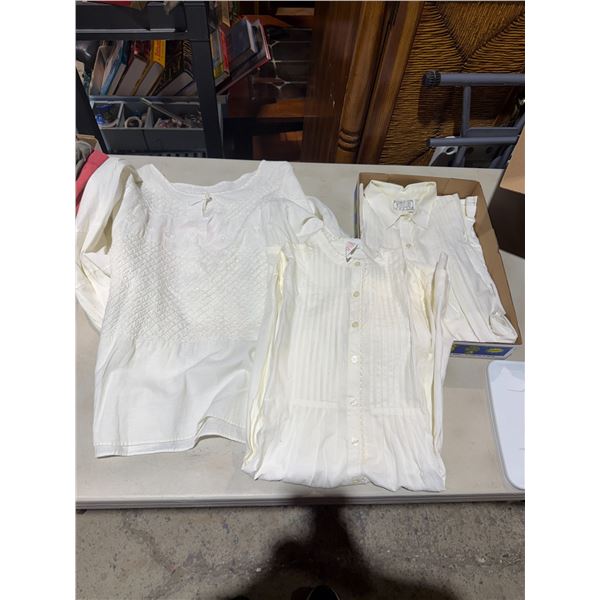 Vintage lady shirts size medium/large