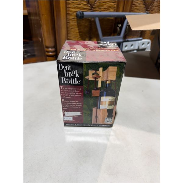 Don't break the bottle new wine puzzle
