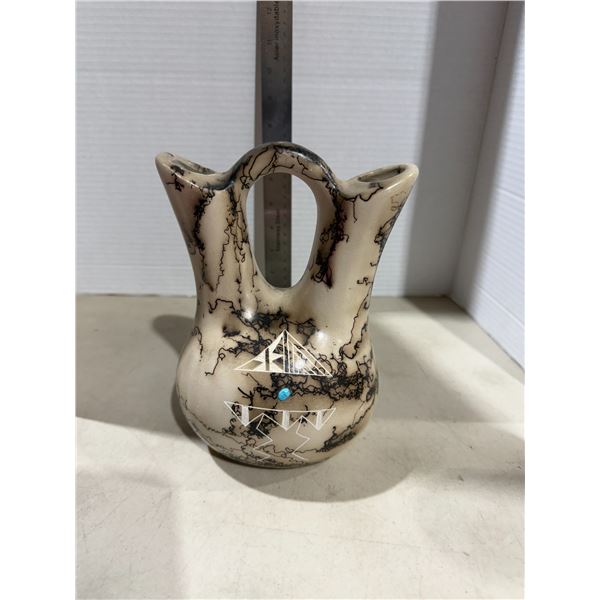 Navajo horse hair vase