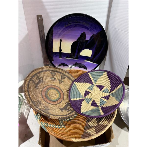 Baskets and other decor