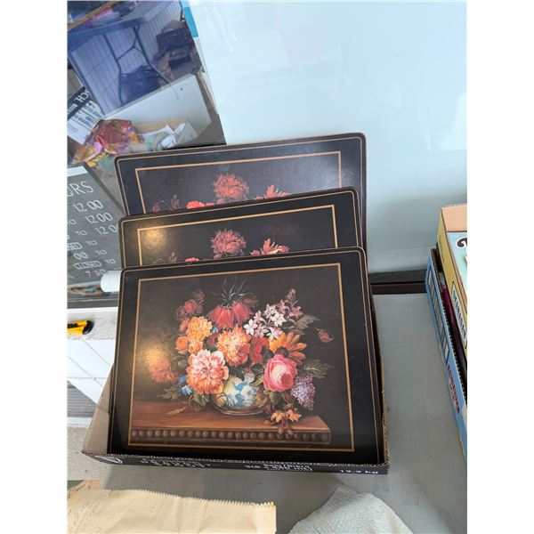 Three Vintage placemats
