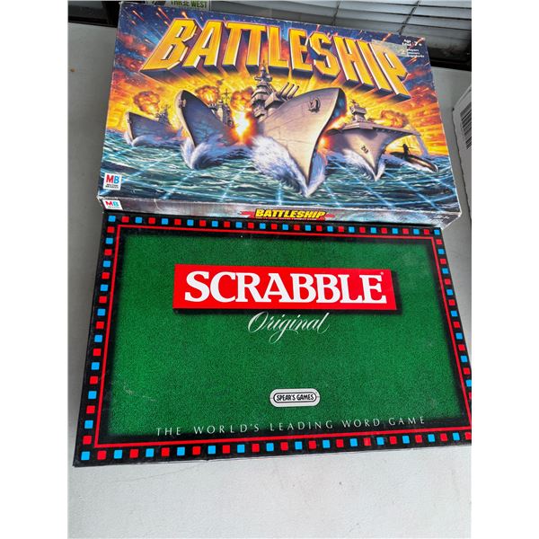 Battleship and Scrabble games