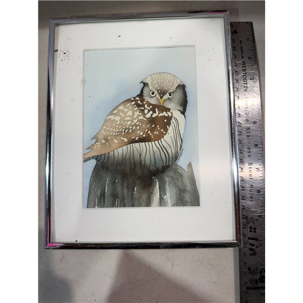 Owl watercolor