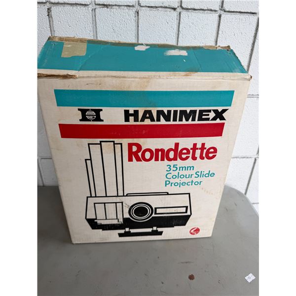 RONDETTE 35MM color slide projector