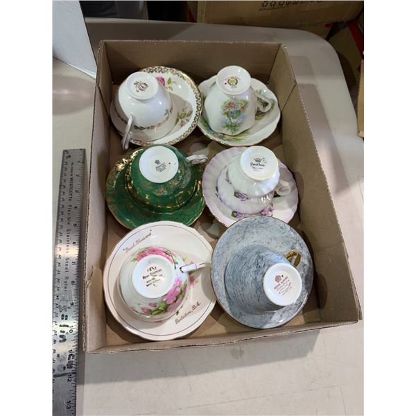 Tea, cups, and saucers