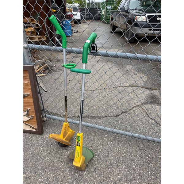 2 electric weedeaters