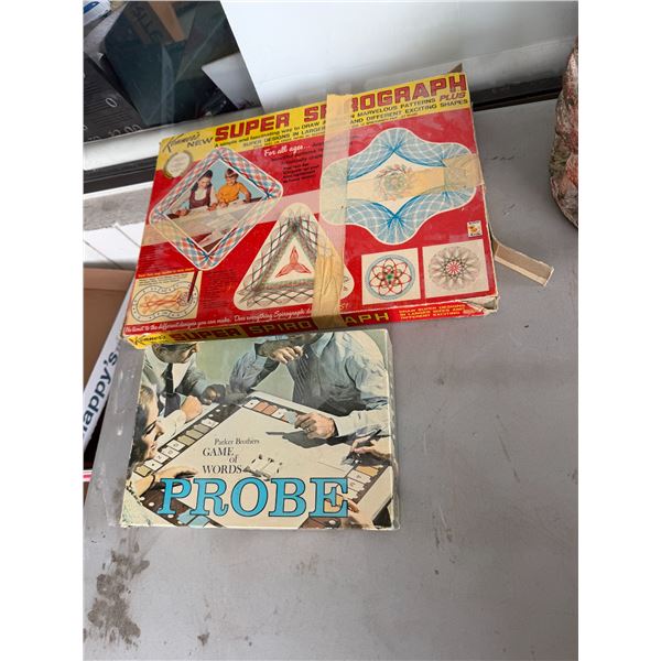 Spirograph and probe game