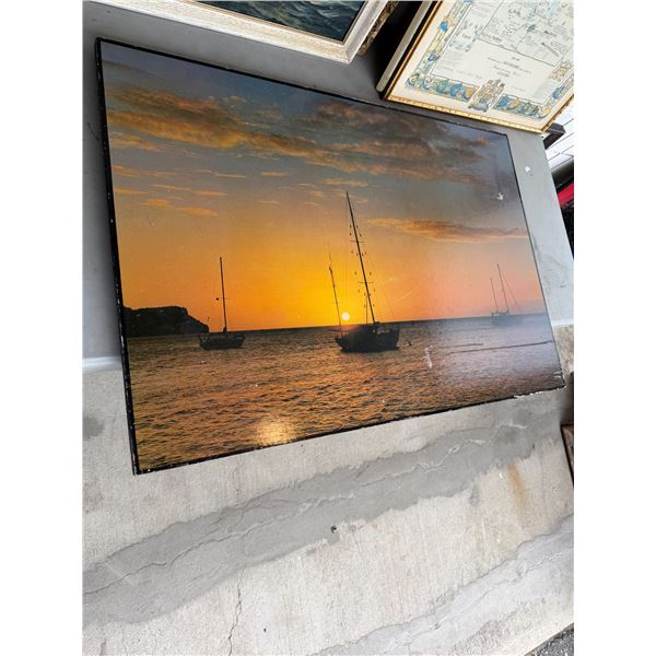 Sailboat artwork 38" x 26"