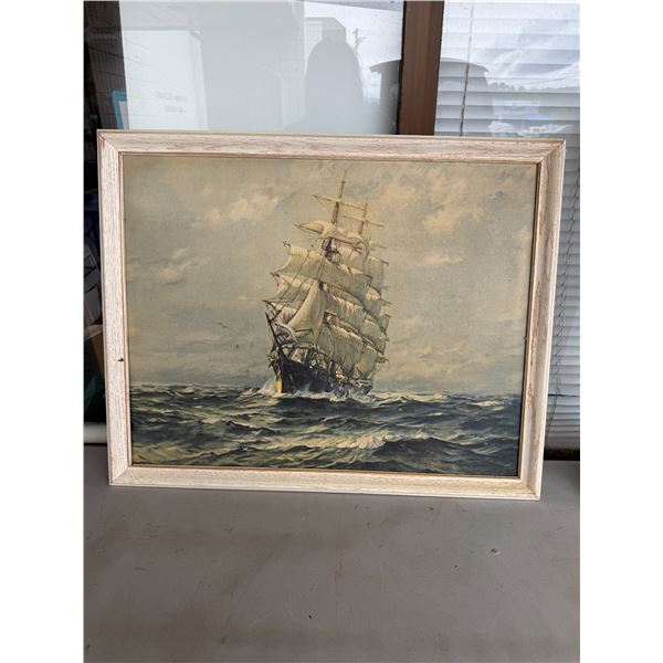 Sailboat artwork 30" x 24"