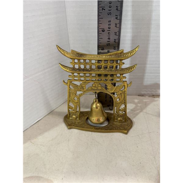 vintage Asian-style brass bell