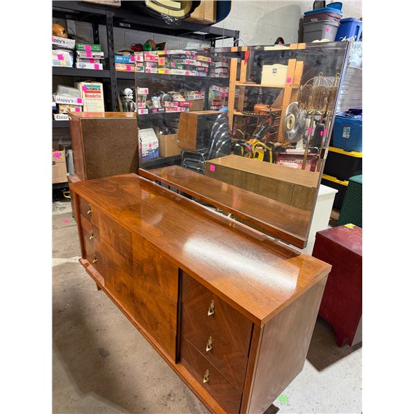 vintage dresser 60" x 18" x 31"